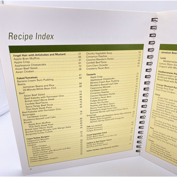 Light Cooking B000I7TYQ6 Jenny Craig 30 Meals in 30 Minutes Spiral Cookbook - Picture 13 of 13